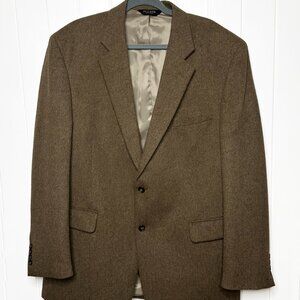 Jos. A. Bank  Tan  Camel Hair  Sport Coat  46L   Like New Bargain for Christmas!